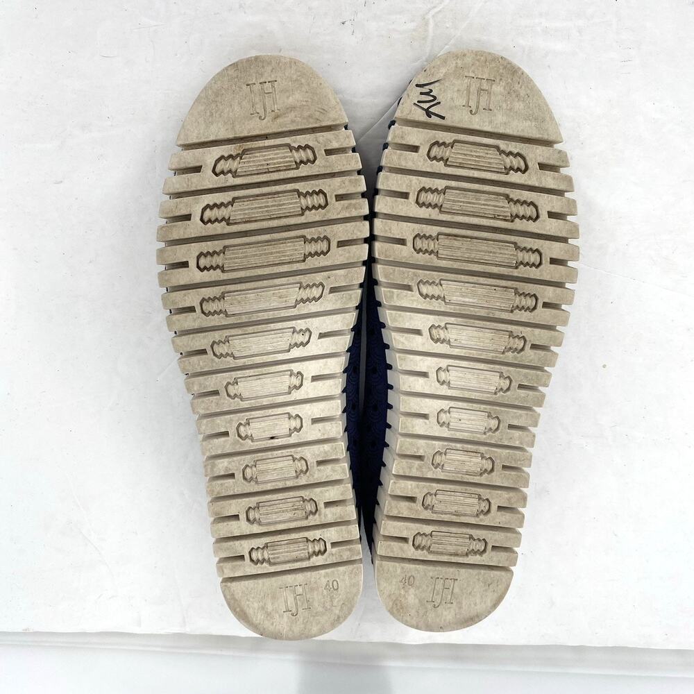 Ilse Jacobsen Tulip Laser Cut Slip On Flats Navy Blue EU 40 US 9.5 - Picture 7 of 8